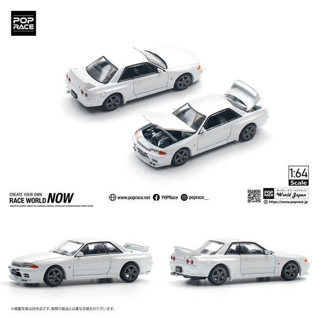 ミニカー POP RACE 1/64 SKYLINE GT-R R32 TDE 2026 Nissan Skyline GT