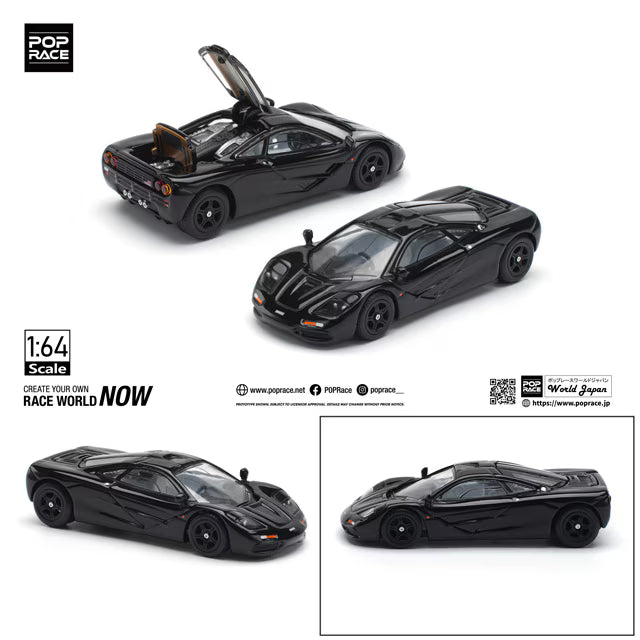 Pop Race 1/64 McLaren F1 Jet Black - PR64-0230