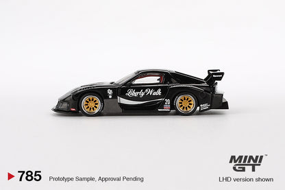 Mini GT 1/64 MAZDA RX-7 LB-Super Silhouette Liberty Walk Black
