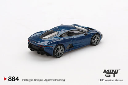 Mini GT 1/64 Jaguar C-X75 Blue
