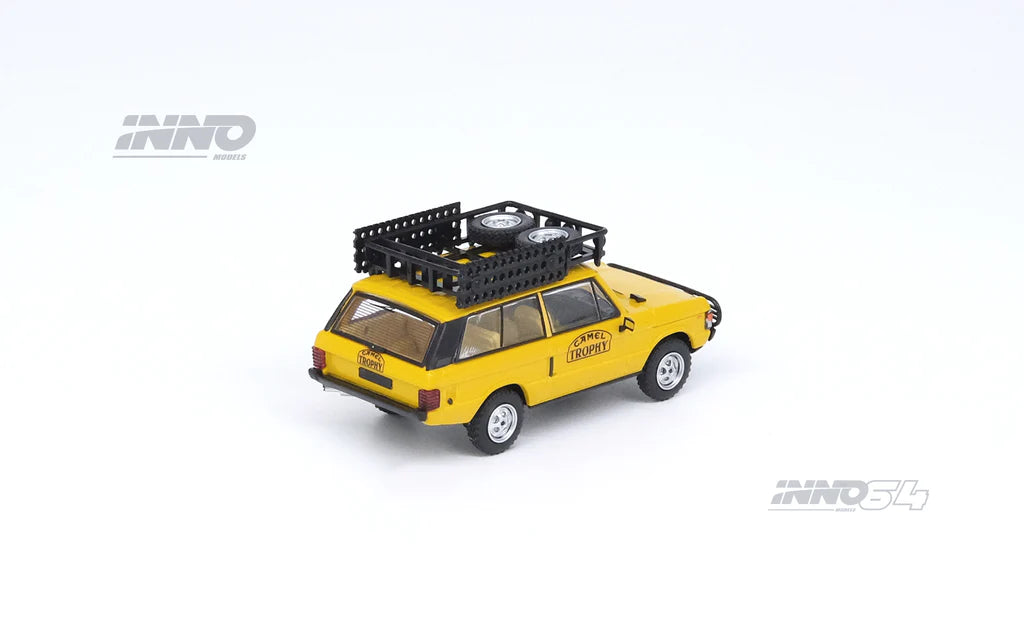 Inno64 1/64 Range Rover Classic Camel Trophy 1982 Yellow
