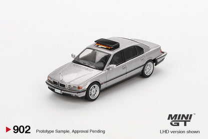 Mini GT 1/64 BMW 750IL "Tomorrow Never Dies" Silver - MGT00902-007E