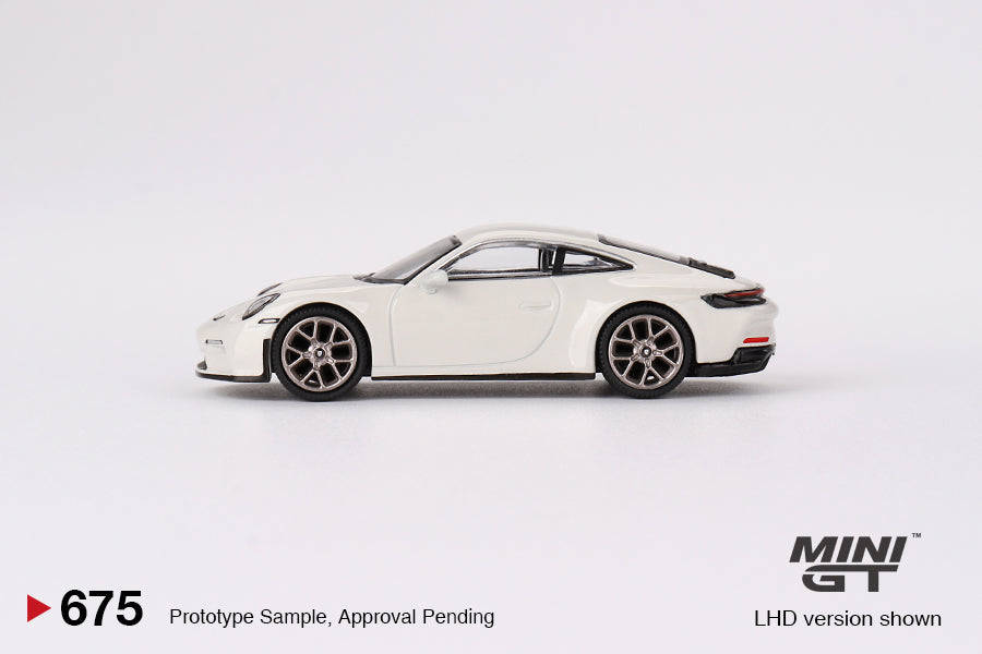 Mini GT 1/64 Porsche 911 (992) GT3 Touring Crayon White