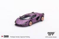 Mini GT 1/64 Lamborghini Sián FKP 37 Matte Viola SE30