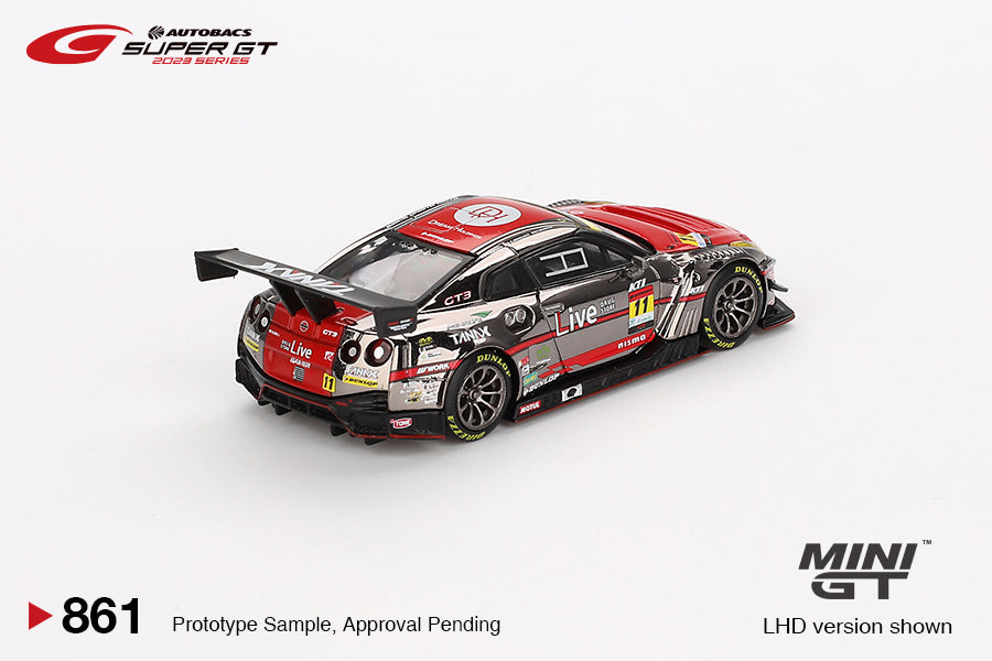 Mini GT 1/64 Nissan GT-R NISMO GT3 #11 2023 SUPER GT SERIES "GAINER TANAX GT-R" GAINER Red & Black