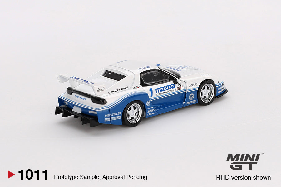 Mini GT 1/64 MAZDA RX-7 LB-Super Silhouette IMSA Blue & White - MGT01011