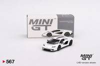 Mini GT 1/64 Lamborghini Countach LPI 800-4 Bianco Siderale White