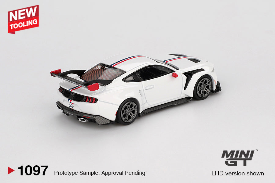 Mini GT 1/64 Ford Mustang GTD Spirit of America White - MGT01097