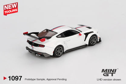 Mini GT 1/64 Ford Mustang GTD Spirit of America White - MGT01097