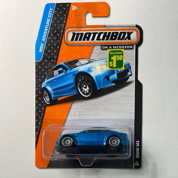 Matchbox 1/64 BMW M1 Blue - Damaged Card