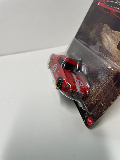 Hot Wheels 1/64 Silver Series Rally Racers Honda S800 Racing/ Course Red - JKX62