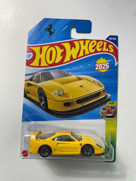 *Japan Card* Hot Wheels 1/64 Ferrari F40 Competizione Yellow