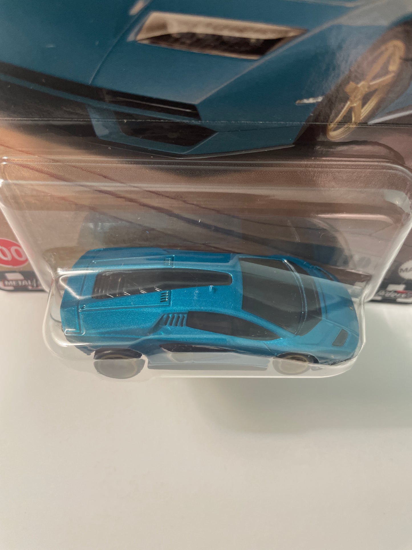 Hot Wheels 1/64 Boulevard Mix V Lamborghini Countach LPI 800-4 Blue - HRT70
