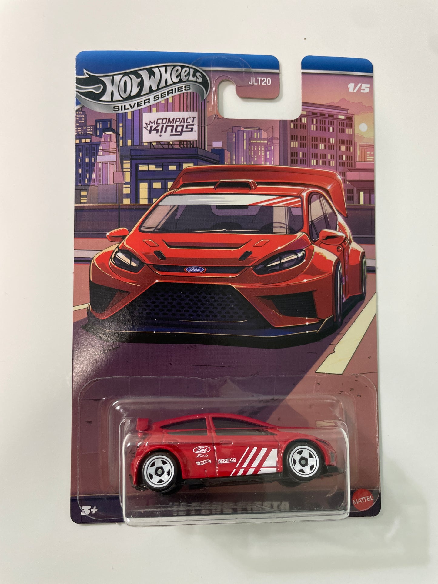 Hot Wheels 1/64 Silver Series Compact Kings '12 Ford Fiesta Red - JKX58