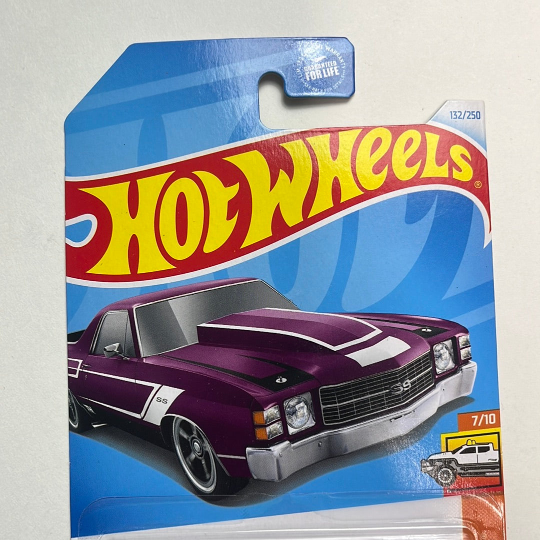 Hot Wheels Super Treasure Hunt '71 Chevy El Camino Purple – Flipn
