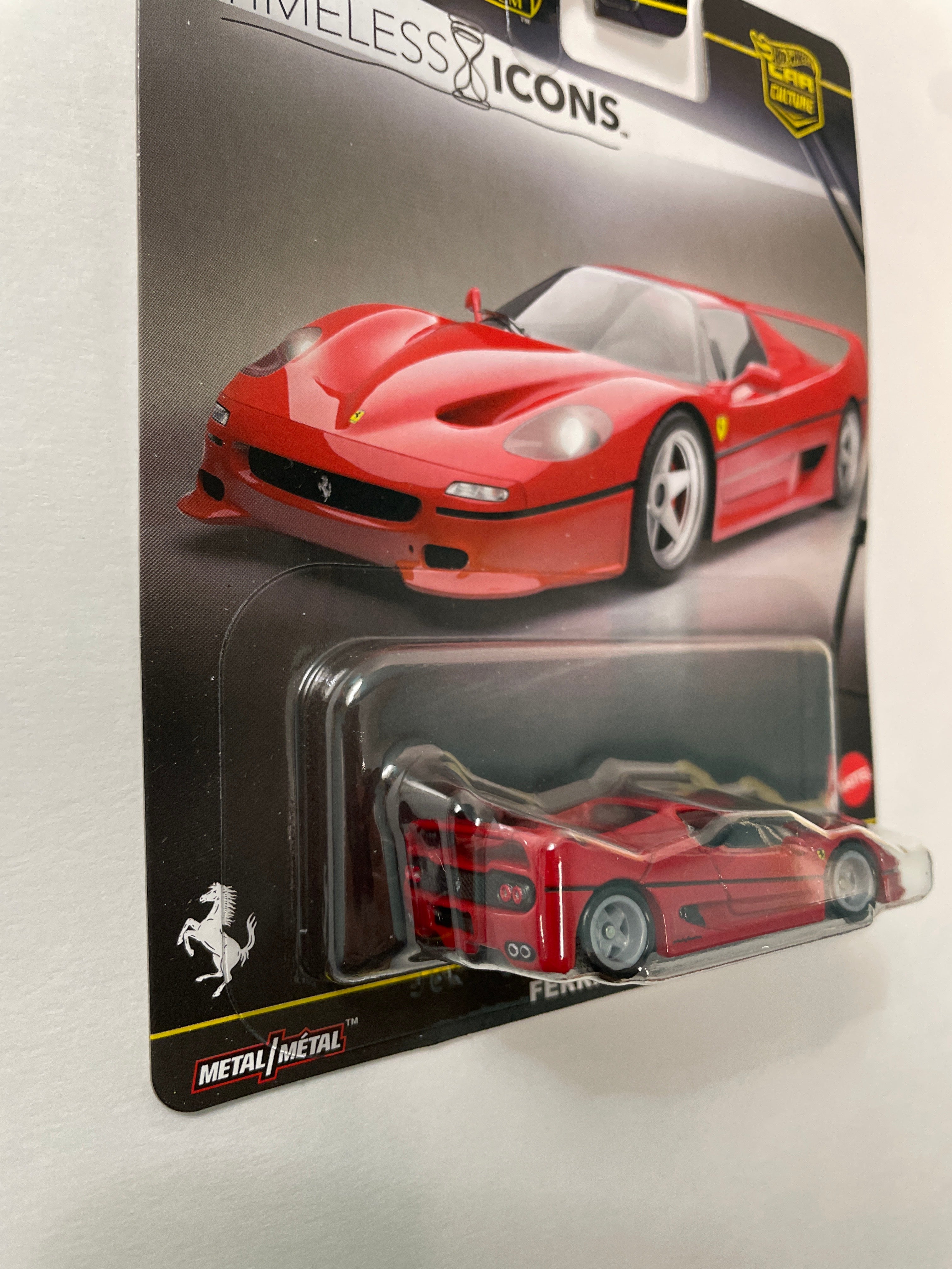 Hot Wheels 1/64 Car Culture Timeless Icons Ferrari F50 Red - JBK56