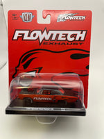 M2 Machines 1/64 Flowtech Exhaust 1969 Plymouth Road Runner 440 Orange - Damaged Card