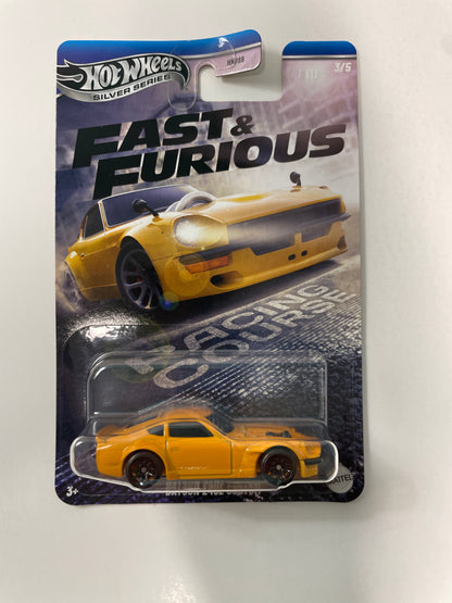 Hot Wheels 1/64 Silver Series Fast and Furious Racing Course Datsun 240z Custom Yellow