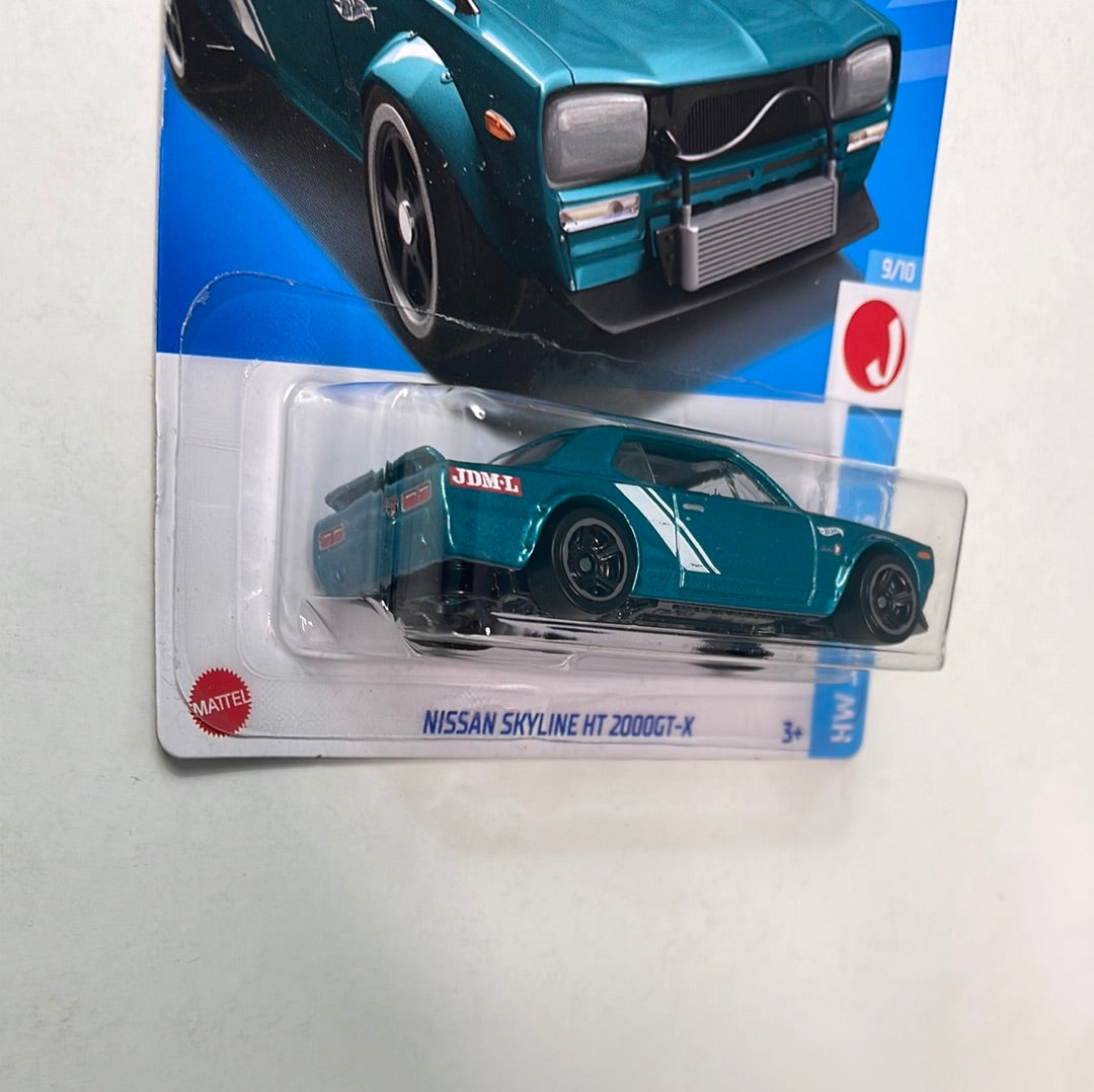 Hot Wheels 1/64 Nissan Skyline HT 2000GT-X Teal