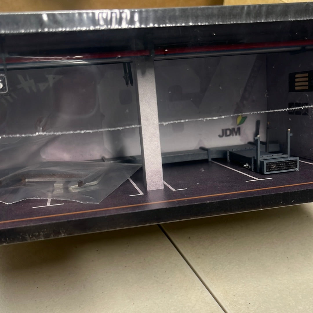 *Damaged Item* MoreArt 1/64 Double Story Car Park #86 Theme (Read Description)