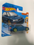 Hot Wheels 1/64 ‘98 Subaru Impreza 22B STI-Version Short Card Blue