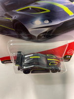 Hot Wheels 1/64 Car Culture Euro Speed Aston Martin Vantage GTE Black - Damaged Box