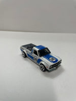 *Loose* Hot Wheels 1/64 Car Culture 1975 Datsun Sunny Truck (B120) White & Blue