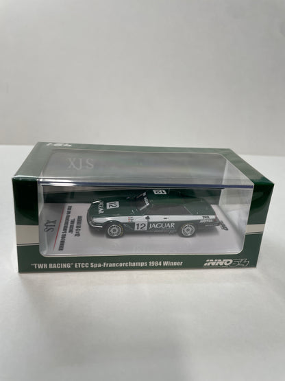 Inno64 1/64 Jaguar XJ-S #12 TWR RACING ETCC Spa-Francorchamps 1984 Winner Green - IN64-XJS-TWR12