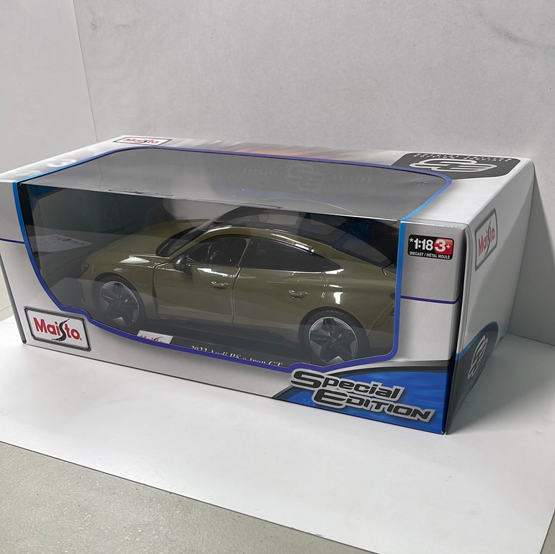 1/18 Maisto 2022 Audi RS E-Tron GT Green