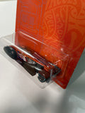 Hot Wheels 1/64 Orange & Blue Custom Cadillac Fleetwood Black & Orange