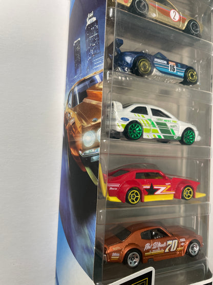 Hot Wheels 1/64 5 Pack Nightburnerz - Damaged Box