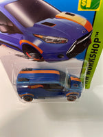 Hot Wheels 1/64 Ford Transit Connect Blue - Damaged Card
