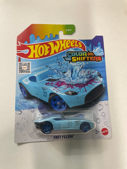 Hot Wheels 1/64 Color Shifters Fast Felion Blue