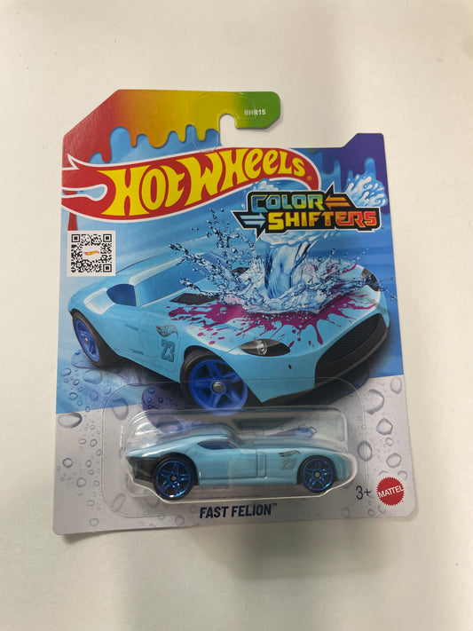Hot Wheels 1/64 Color Shifters Fast Felion Blue