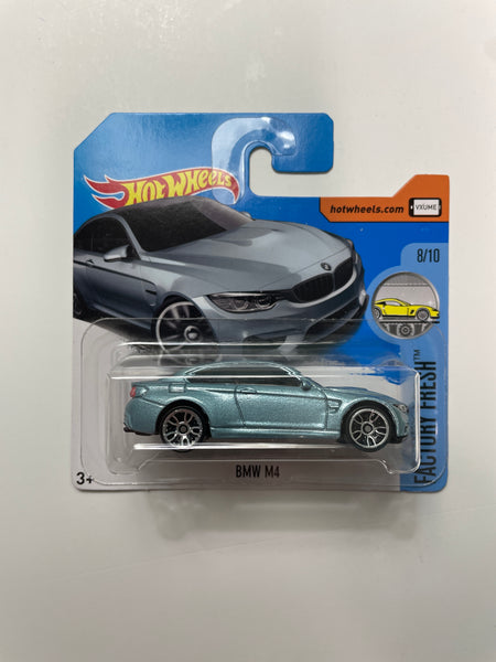 Hot Wheels 1/64 BMW M4 Short Card Blue