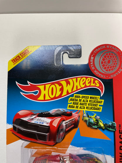 Hot Wheels 1/64 High Speed Wheels Track Stars Ford GTX-1 Red BDW24