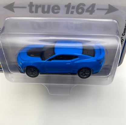 1/64 Auto World Modern Muscle Version B 2022 Chevy Camaro ZL1 Rapid Blue