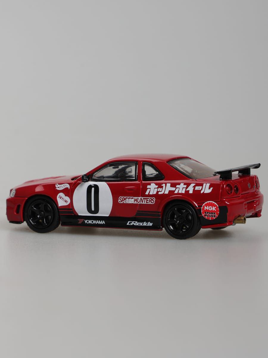 Stance Hunters 1/64 Nissan Skyline GTR (BNR34) Red Need for Speed
