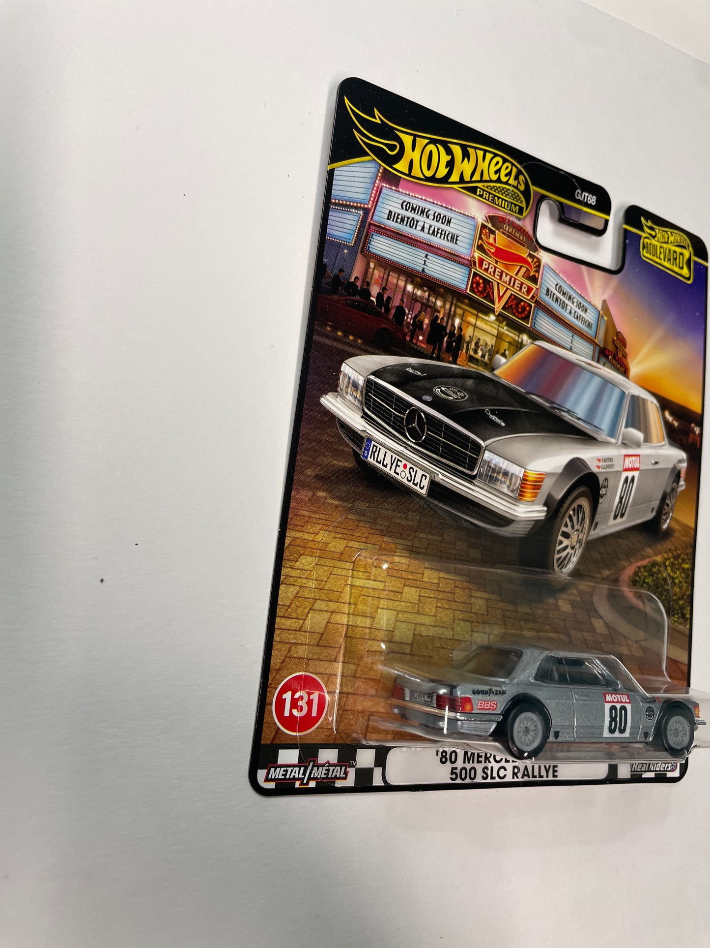 Hot Wheels 1/64 2025 Boulevard Mix D '80 Mercedes-Benz 500 SLC Rallye Silver - HRT63