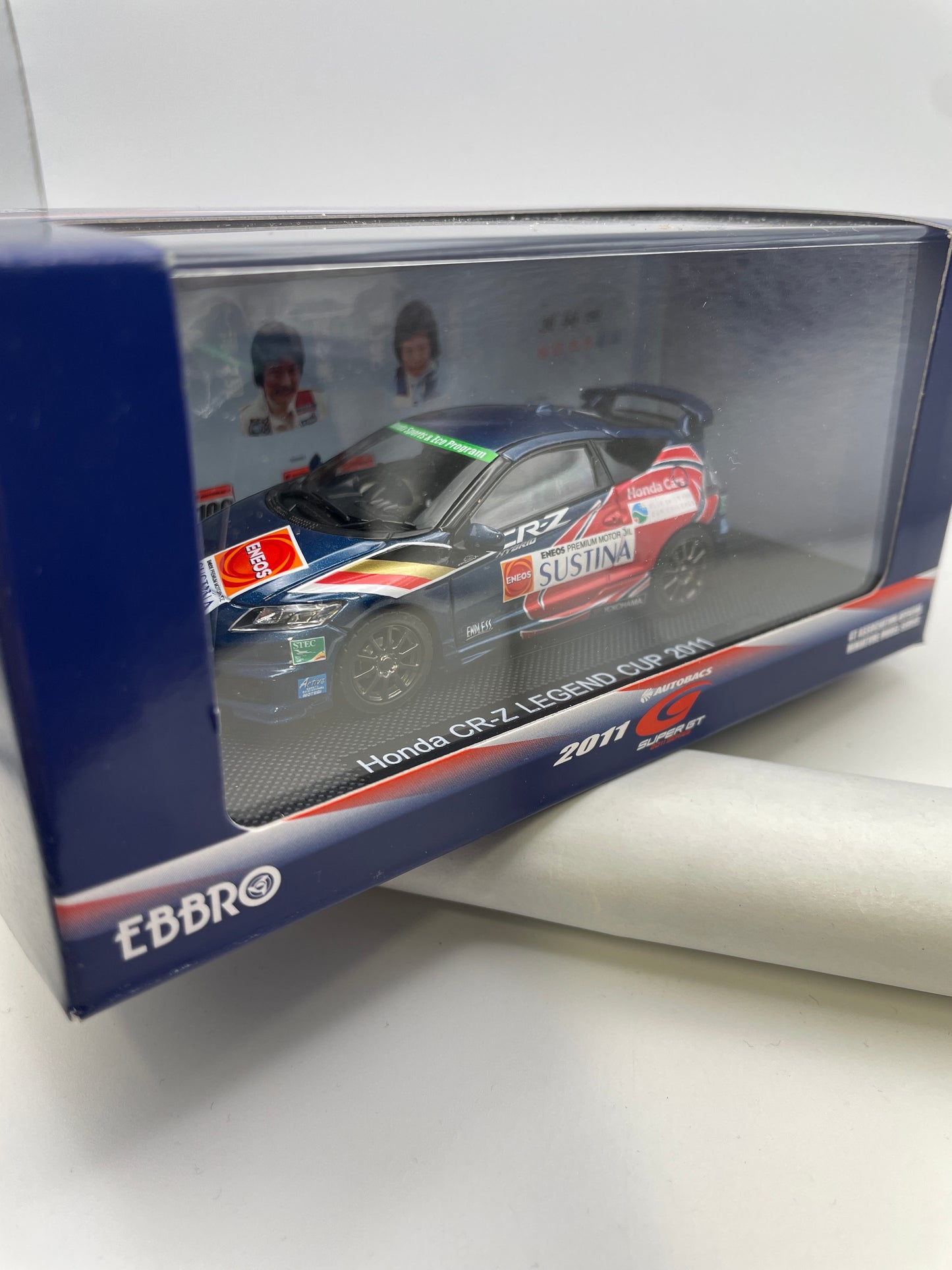 Ebbro 1/43 Honda CR-Z Legend Cup 2011 Blue