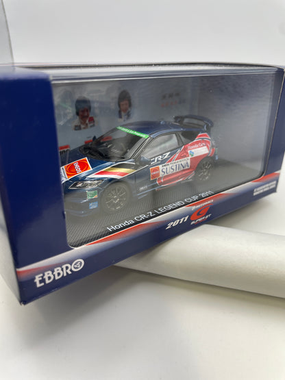 Ebbro 1/43 Honda CR-Z Legend Cup 2011 Blue