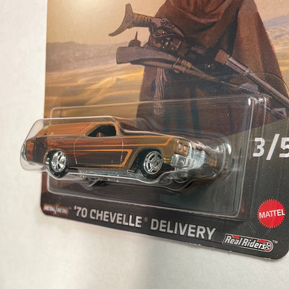 Hot Wheels 1/64 Pop Culture Star Wars The  Mandalorian ‘70 Chevelle Delivery Brown