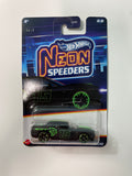 Hot Wheels 1/64 Neon Speeders ‘15 Dodge Challenger SRT Hellcat Black & Green