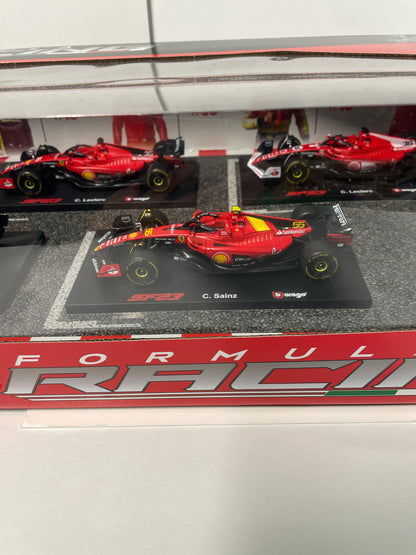 Burago 1/43 Ferrari Formula 1 Racing Set