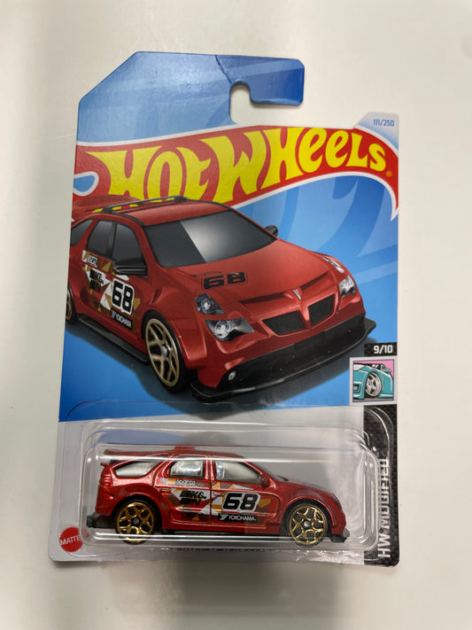 Hot Wheels 1/64 Pontiac Aztek Custom Red - Damaged Card