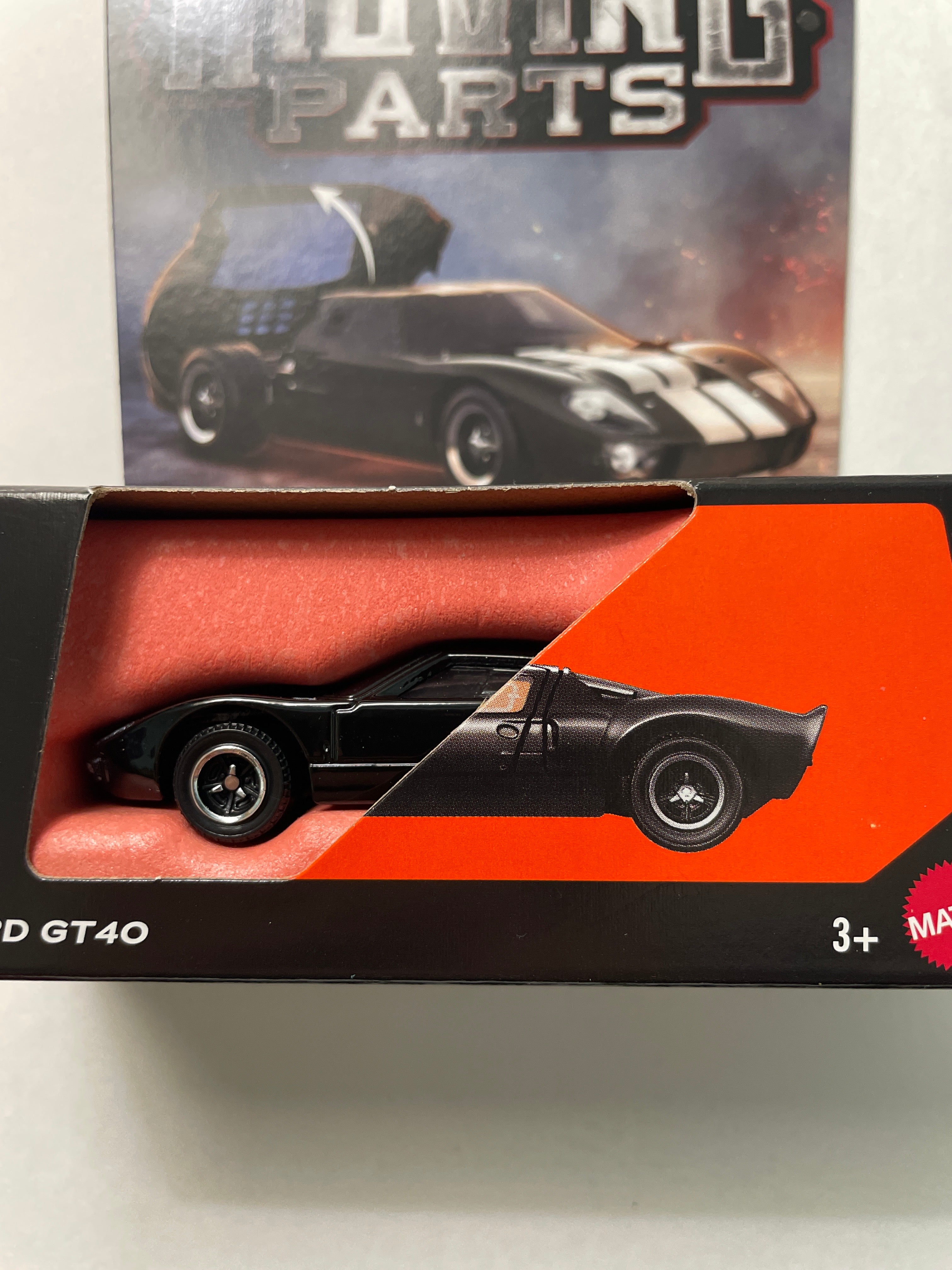 Matchbox 1/64 Moving Parts Ford GT40 Black - JND35 – Flipn Diecast