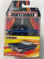 Matchbox 1/64 Best of Matchbox ‘69 Cadillac Sedan Deville Blue - Damaged Card