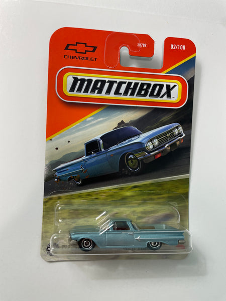 Matchbox 1/64 1960 Chevy El Camino Blue