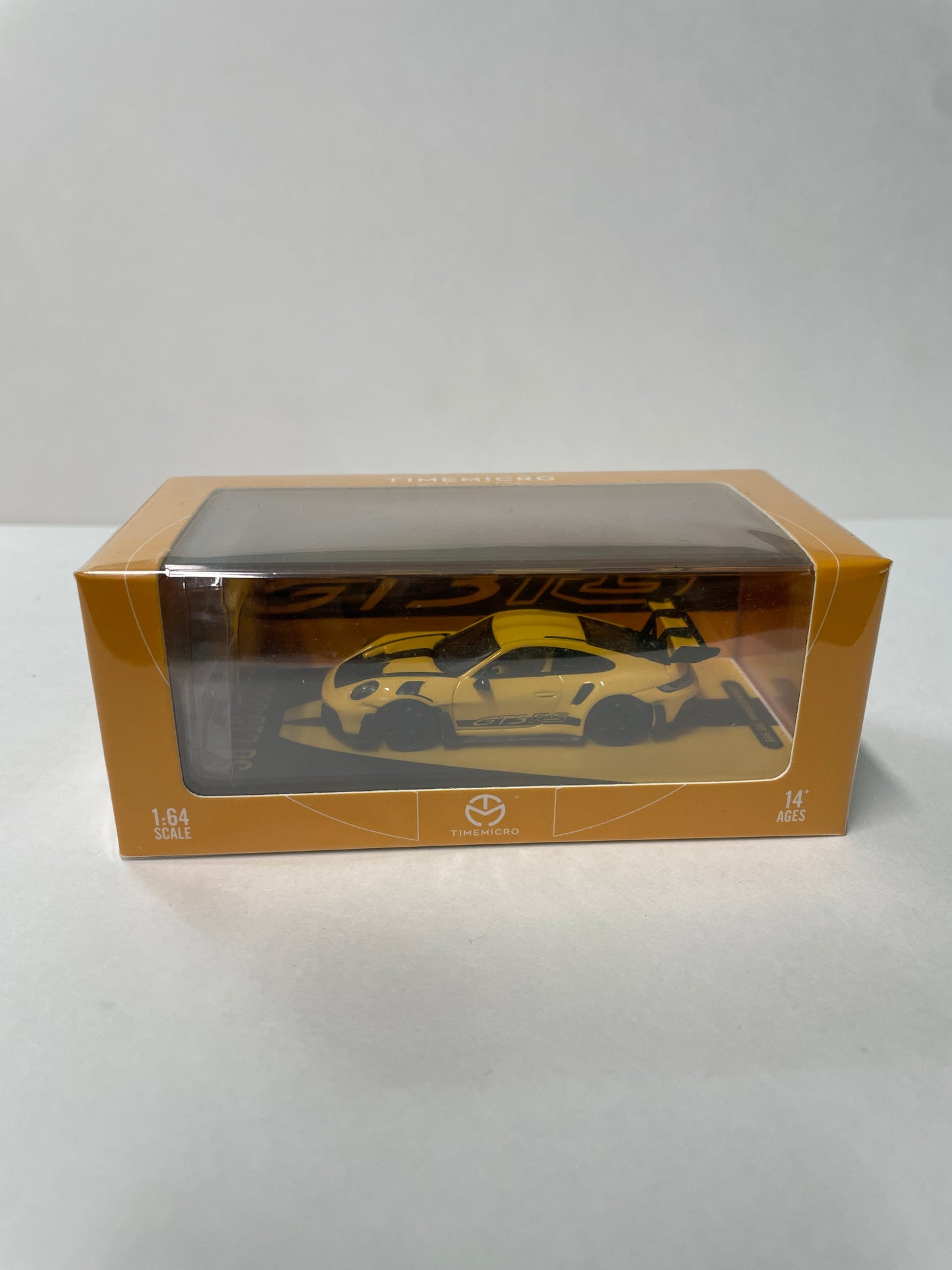 Time Micro 1/64 Porsche 992 GT3 RS Yellow & Black