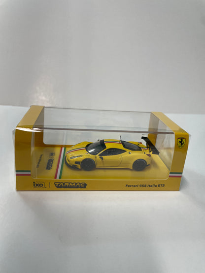 Tarmac Works 1/64 Ferrari 458 Italia GT3 Yellow - ROAD64 - T64R-073-YL